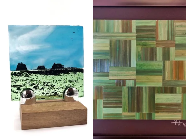 Karen - Verre Fusionné
Séverine - Marqueterie de Paille